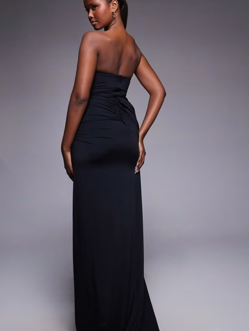 Nwt Heiress Beverly Hills Strapless Draped Gown Dramatic Evening Dress Luxe - Picture 3 of 15